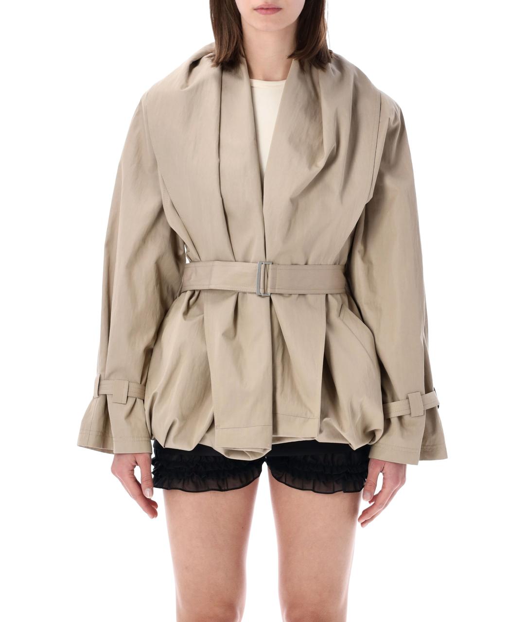 MAGDA BUTRYM Бежевая хлопковая куртка, фото 1