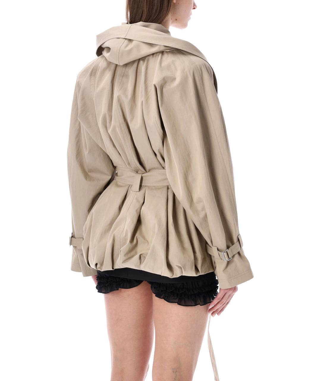 MAGDA BUTRYM Бежевая хлопковая куртка, фото 2