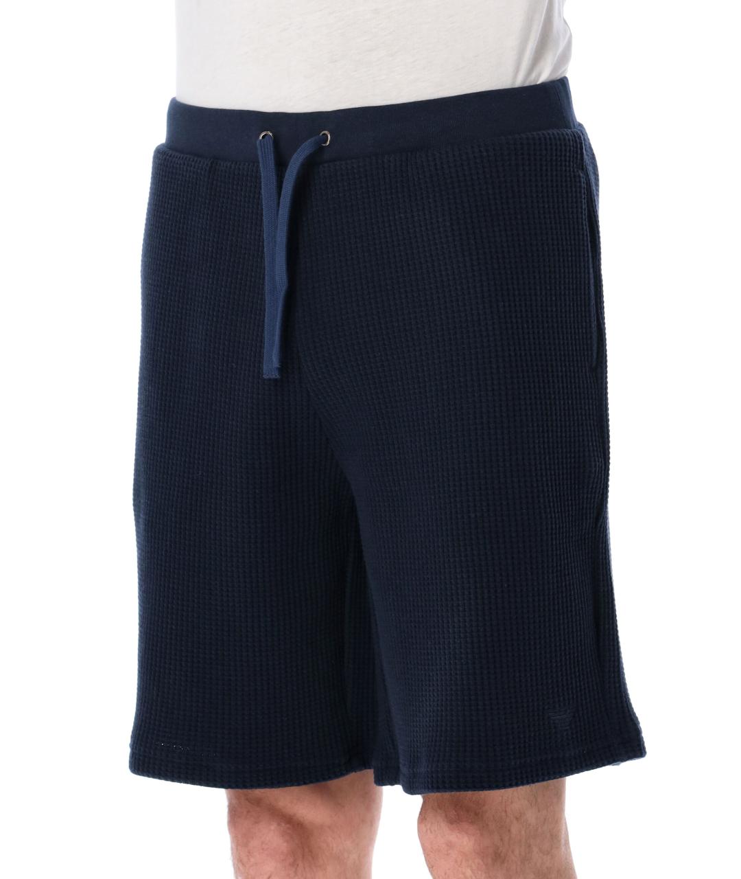 EMPORIO ARMANI Синие хлопковые шорты, фото 3