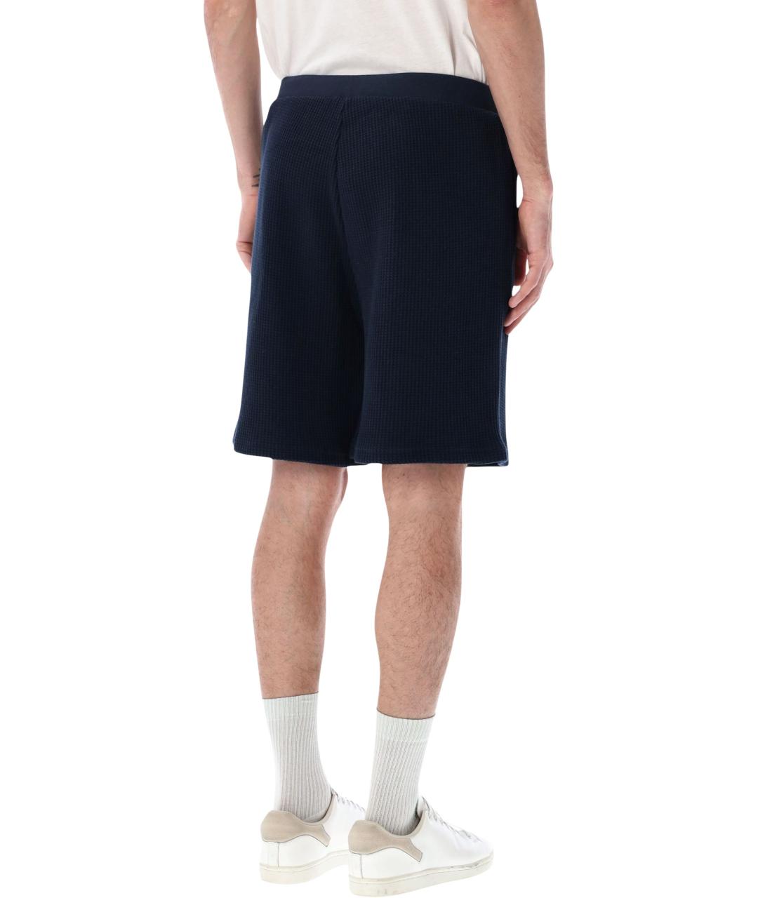 EMPORIO ARMANI Синие хлопковые шорты, фото 2