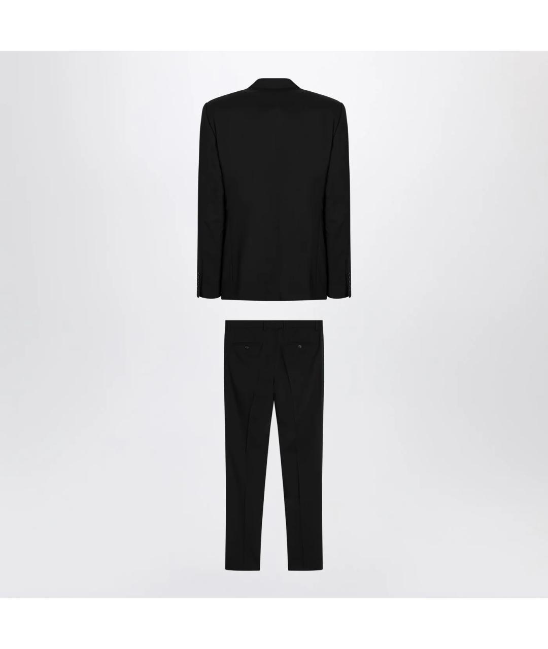 DOLCE&GABBANA Черный классический костюм, фото 2
