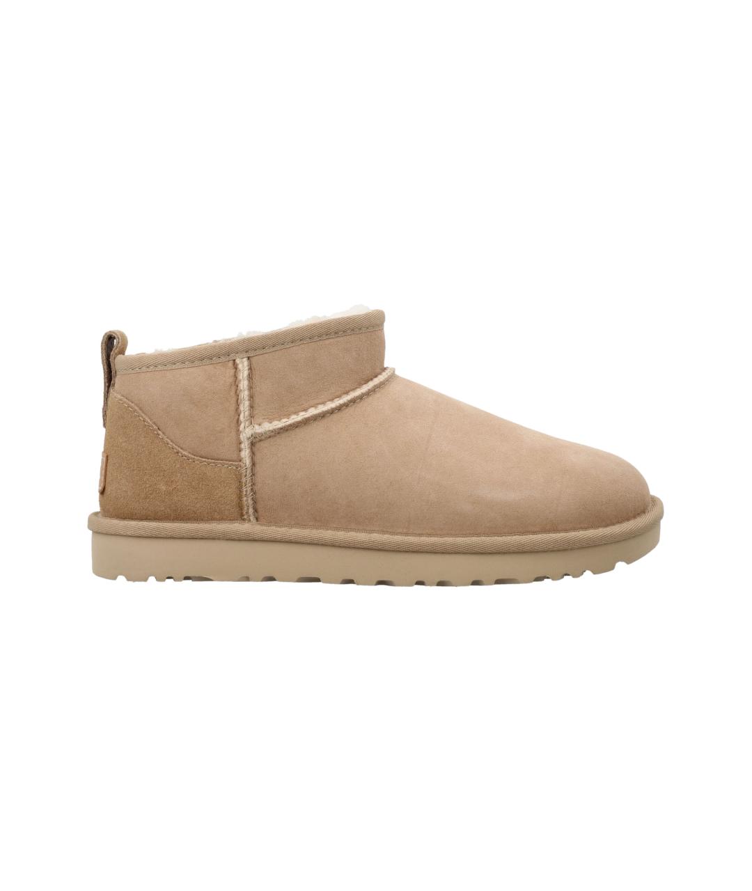 UGG AUSTRALIA Бежевые нубуковые ботинки, фото 1