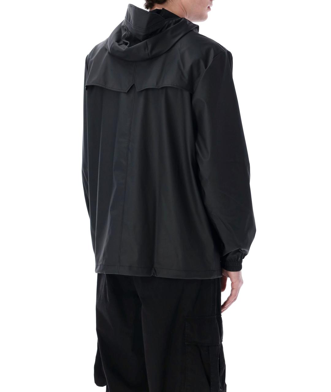 RAINS Черная полиэстеровая куртка, фото 2