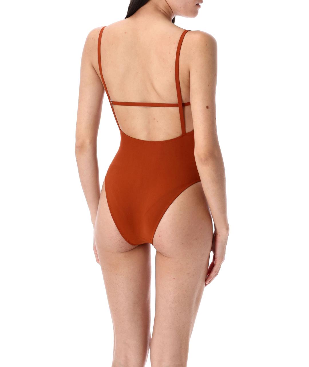 LIDO Оранжевый полиамидовый купальник, фото 2