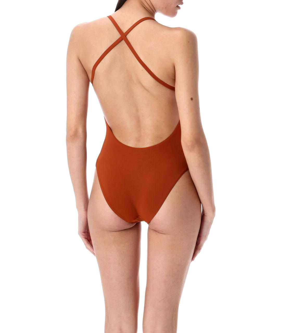 LIDO Оранжевый полиамидовый купальник, фото 2