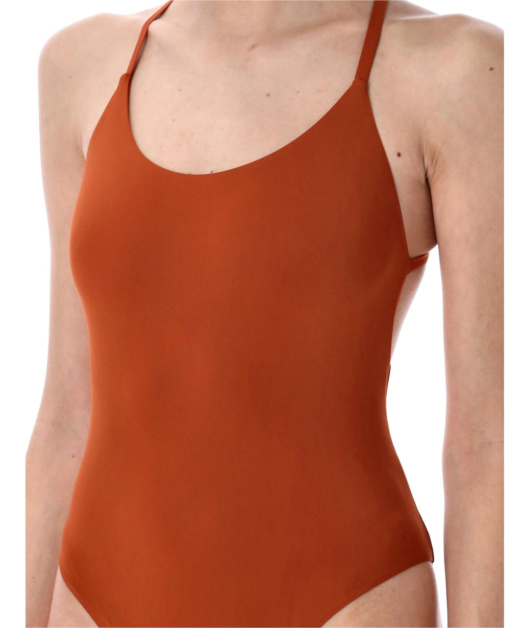 LIDO Оранжевый полиамидовый купальник, фото 3