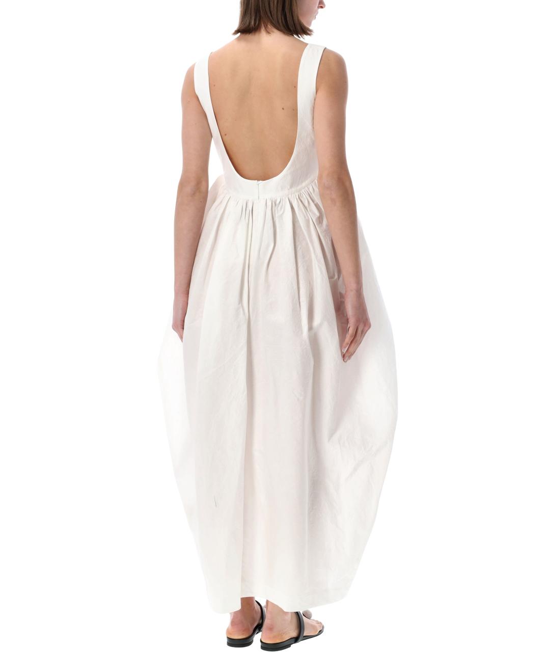 ROHE Белое хлопковое платье, фото 2