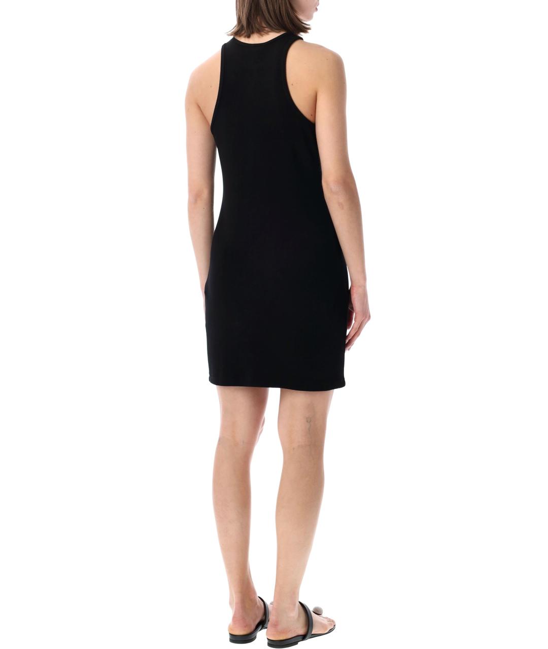 ANINE BING Черное хлопковое повседневное платье, фото 2