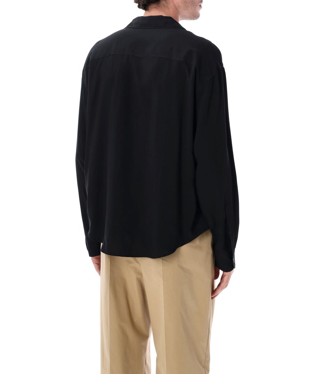 Ami Paris Черная кэжуал рубашка, фото 2