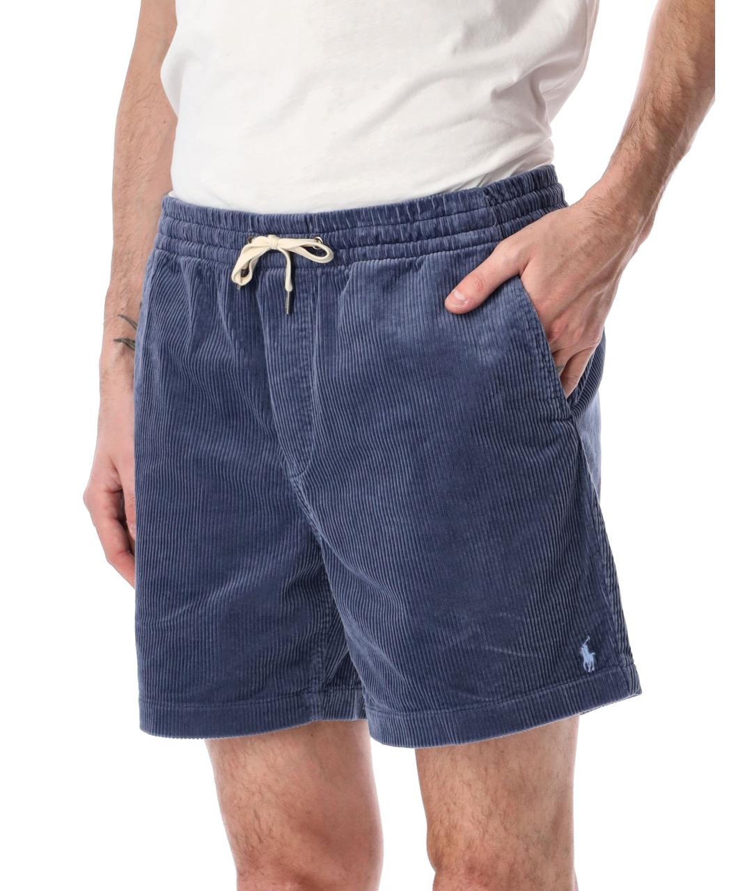 POLO RALPH LAUREN Синие хлопковые шорты, фото 3