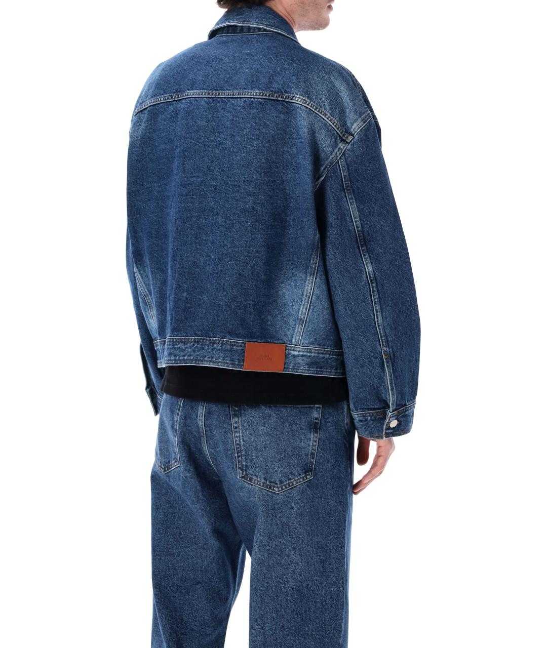 STUDIO NICHOLSON Синяя хлопковая куртка, фото 2