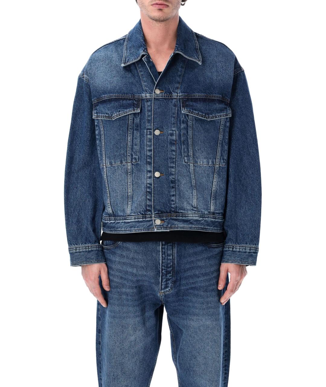 STUDIO NICHOLSON Синяя хлопковая куртка, фото 1