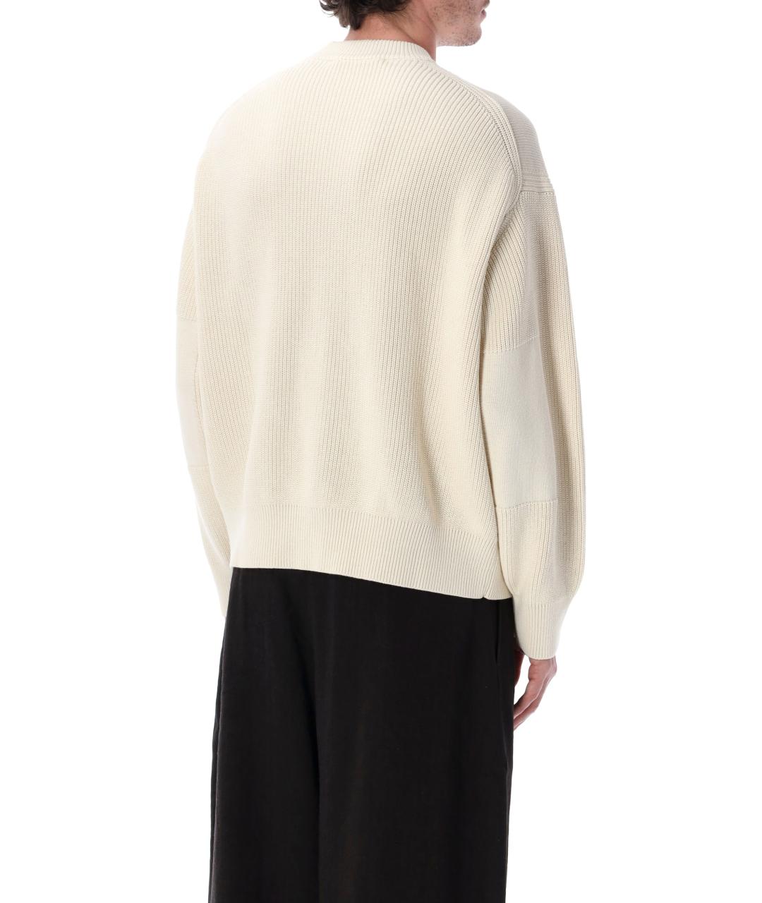 STUDIO NICHOLSON Бежевый хлопковый джемпер / свитер, фото 2