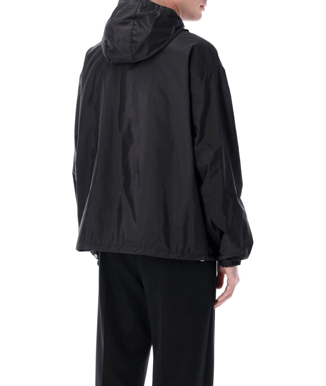PRADA Черная полиамидовая куртка, фото 2