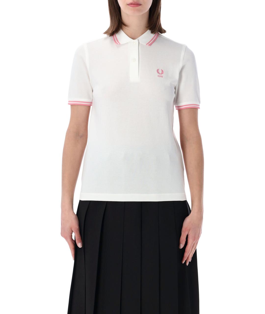 COMME DES GARÇONS Белая хлопковая футболка, фото 1