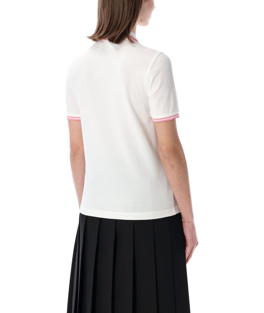 COMME DES GARÇONS Белая хлопковая футболка, фото 2