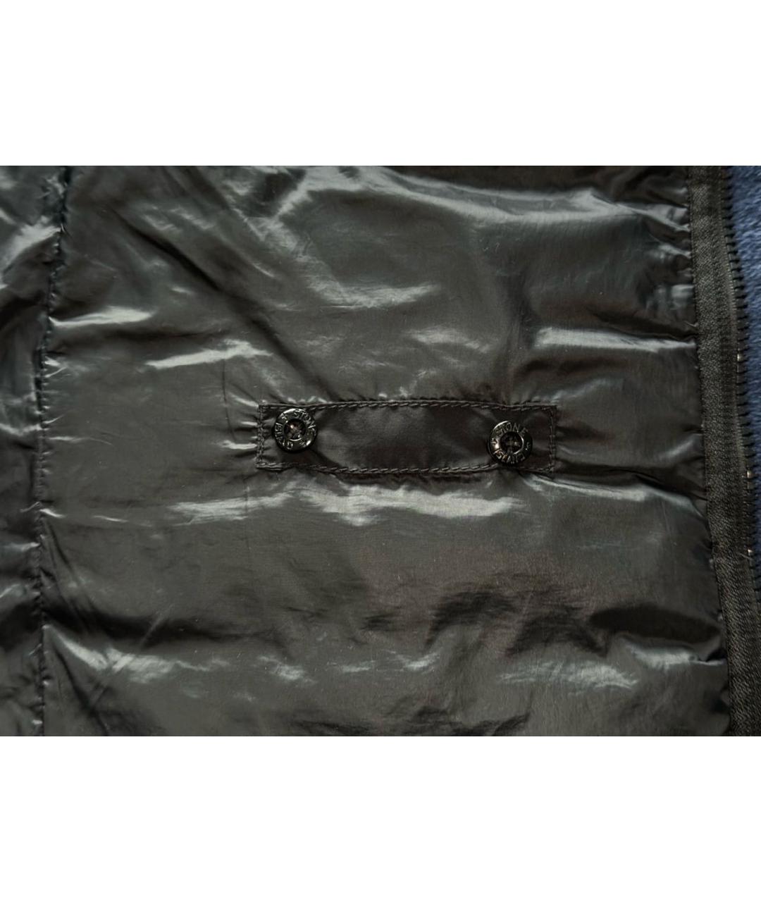 STONE ISLAND Черная полиэстеровая куртка, фото 8