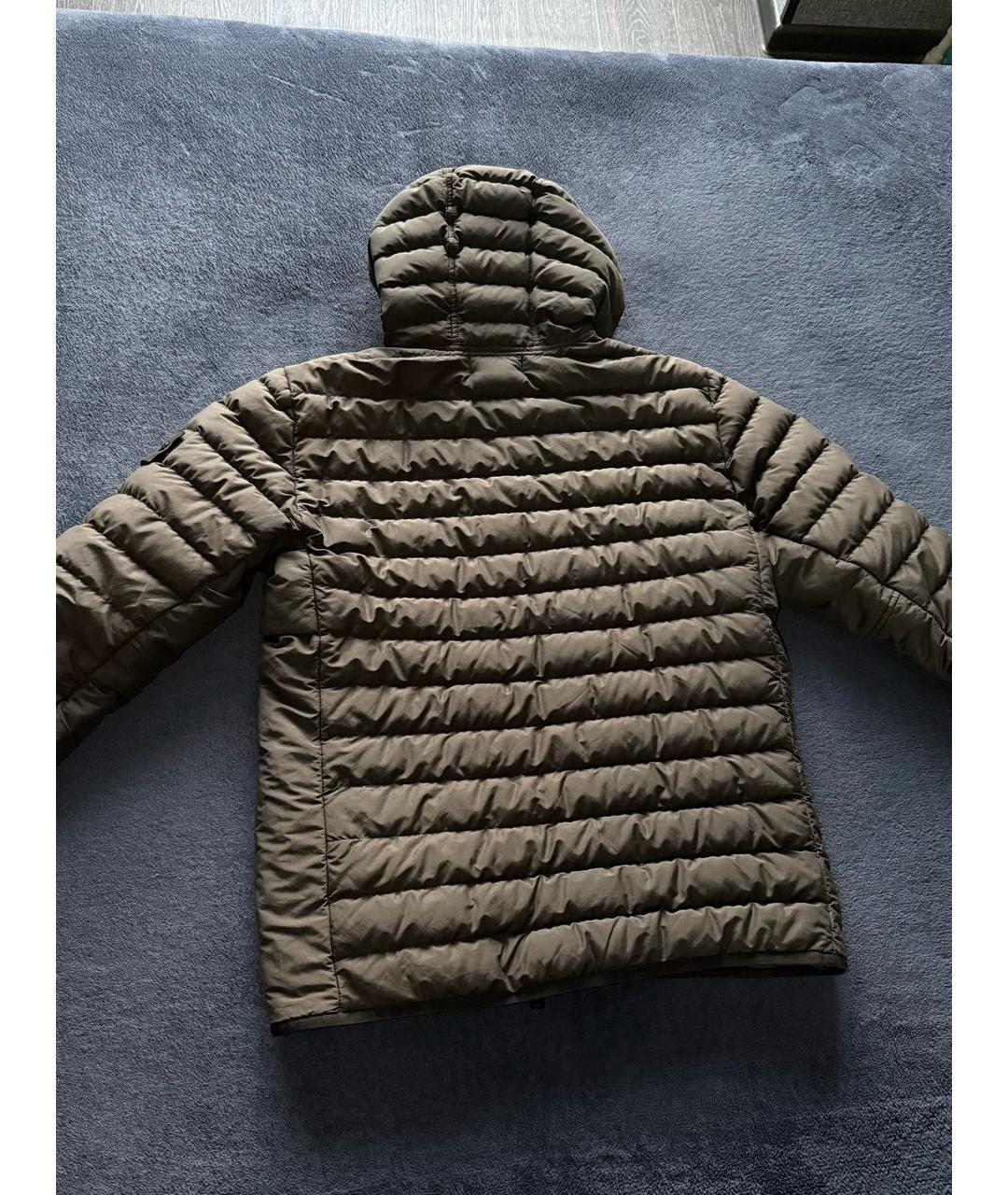 STONE ISLAND Черная полиэстеровая куртка, фото 2