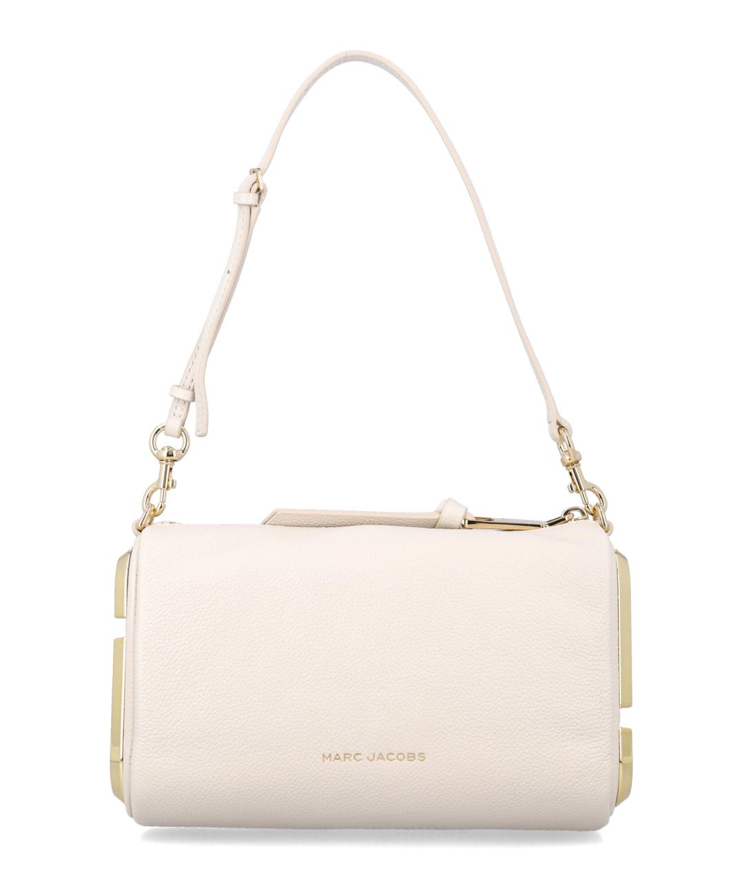 MARC JACOBS Белая кожаная сумка с короткими ручками, фото 3