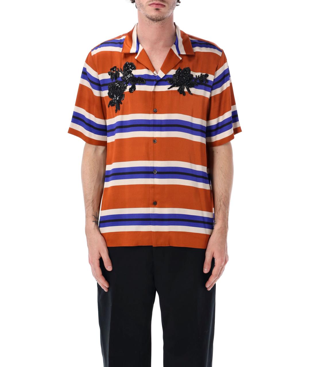 DRIES VAN NOTEN Мульти классическая рубашка, фото 1