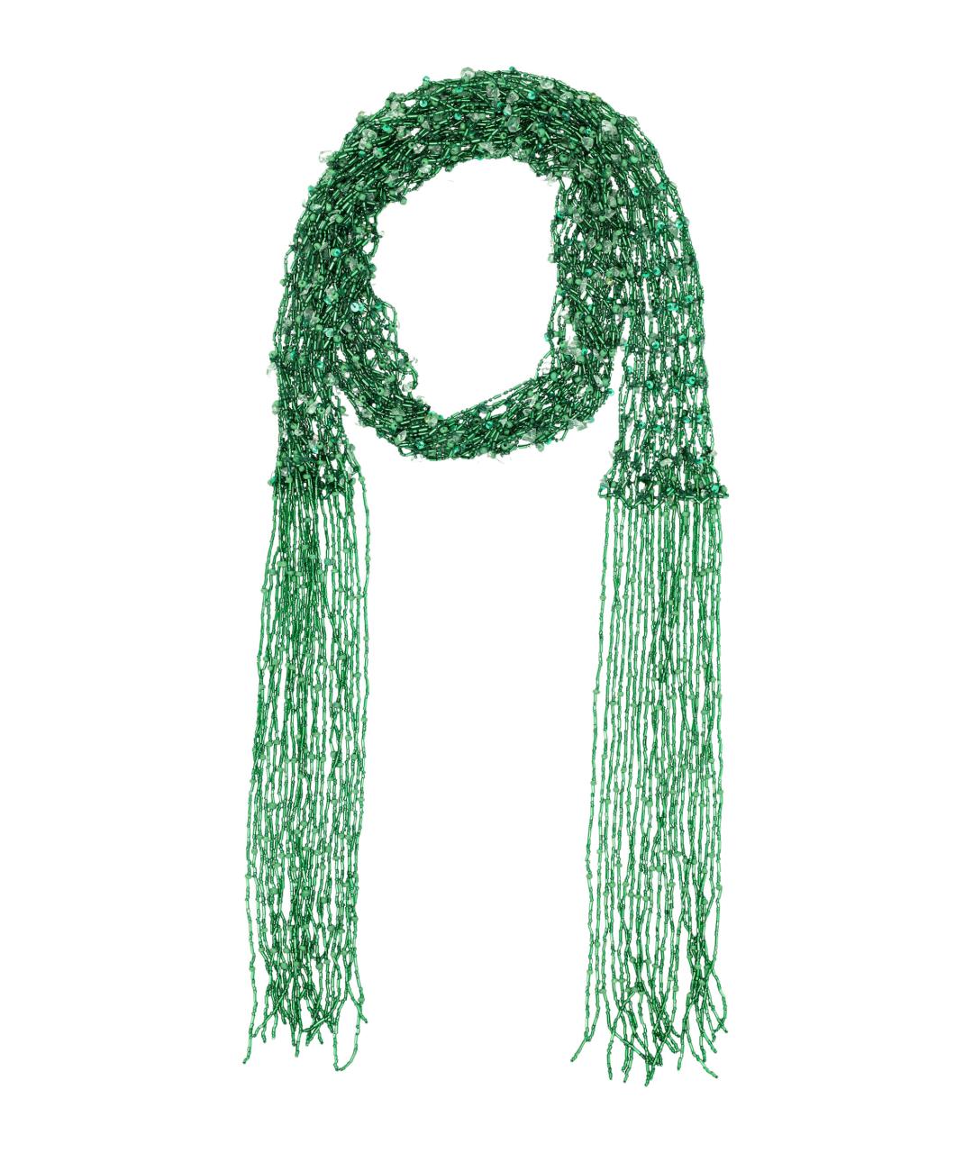 DRIES VAN NOTEN Зеленый шарф, фото 1