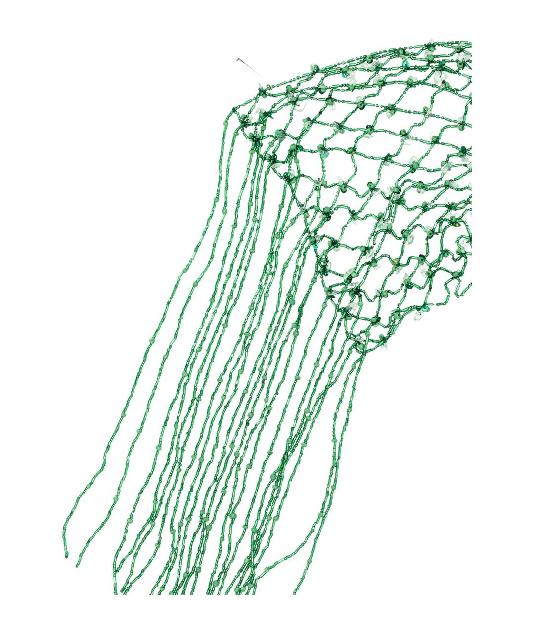 DRIES VAN NOTEN Зеленый шарф, фото 2