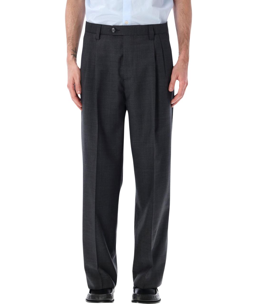 MFPEN Серые шерстяные повседневные брюки, фото 1