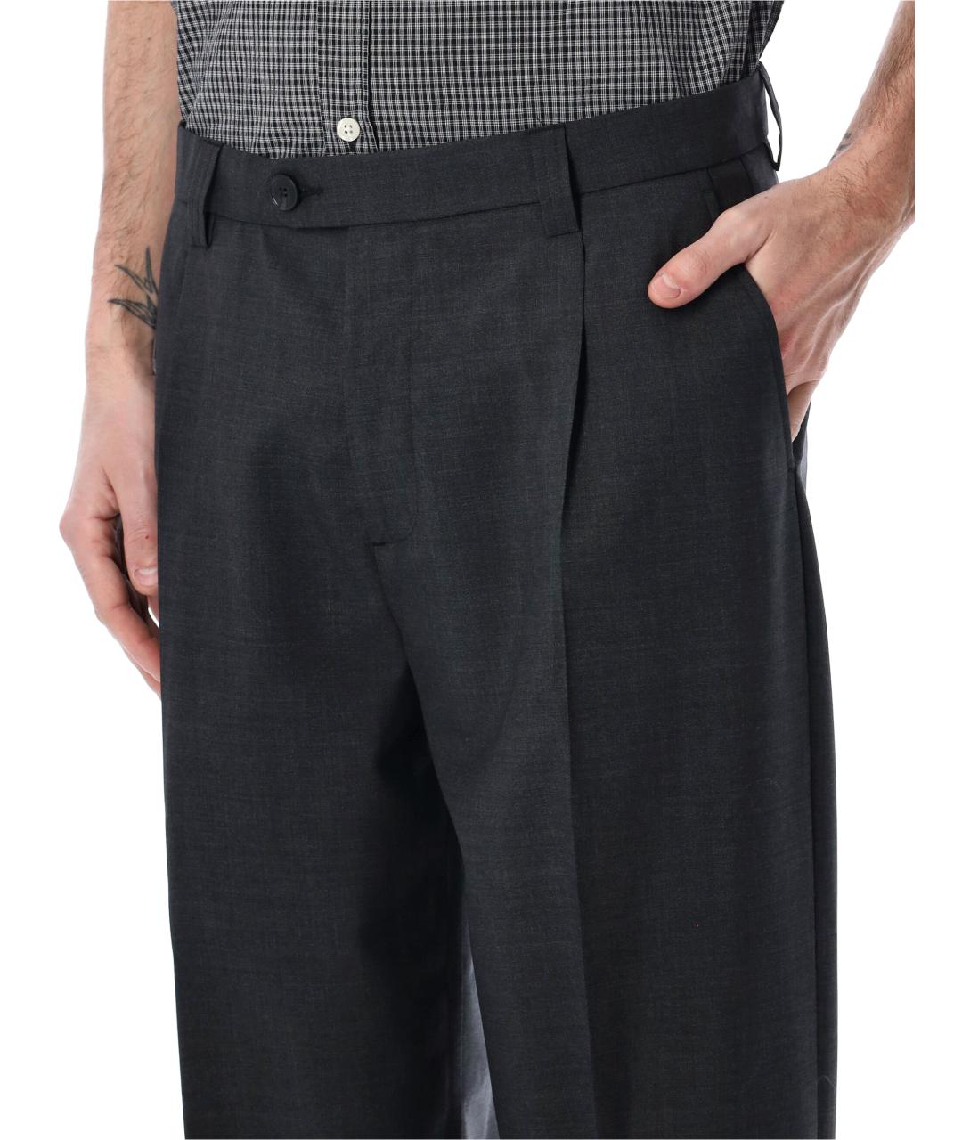 MFPEN Серые шерстяные классические брюки, фото 3