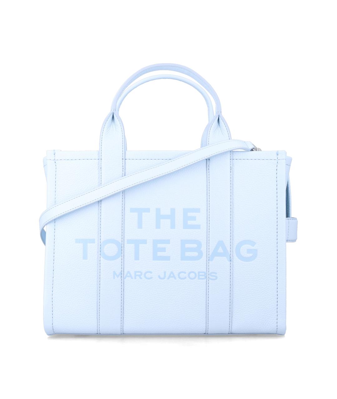 MARC JACOBS Голубая кожаная сумка тоут, фото 1