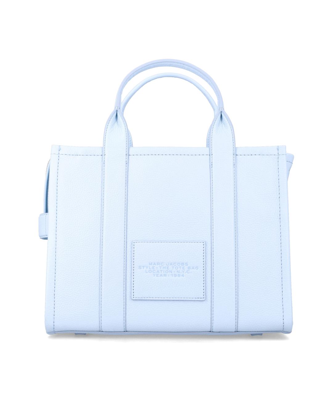 MARC JACOBS Голубая кожаная сумка тоут, фото 3