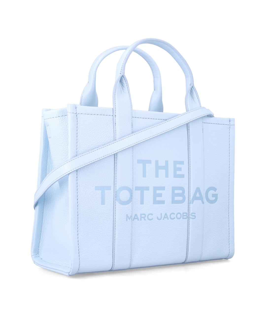 MARC JACOBS Голубая кожаная сумка тоут, фото 2