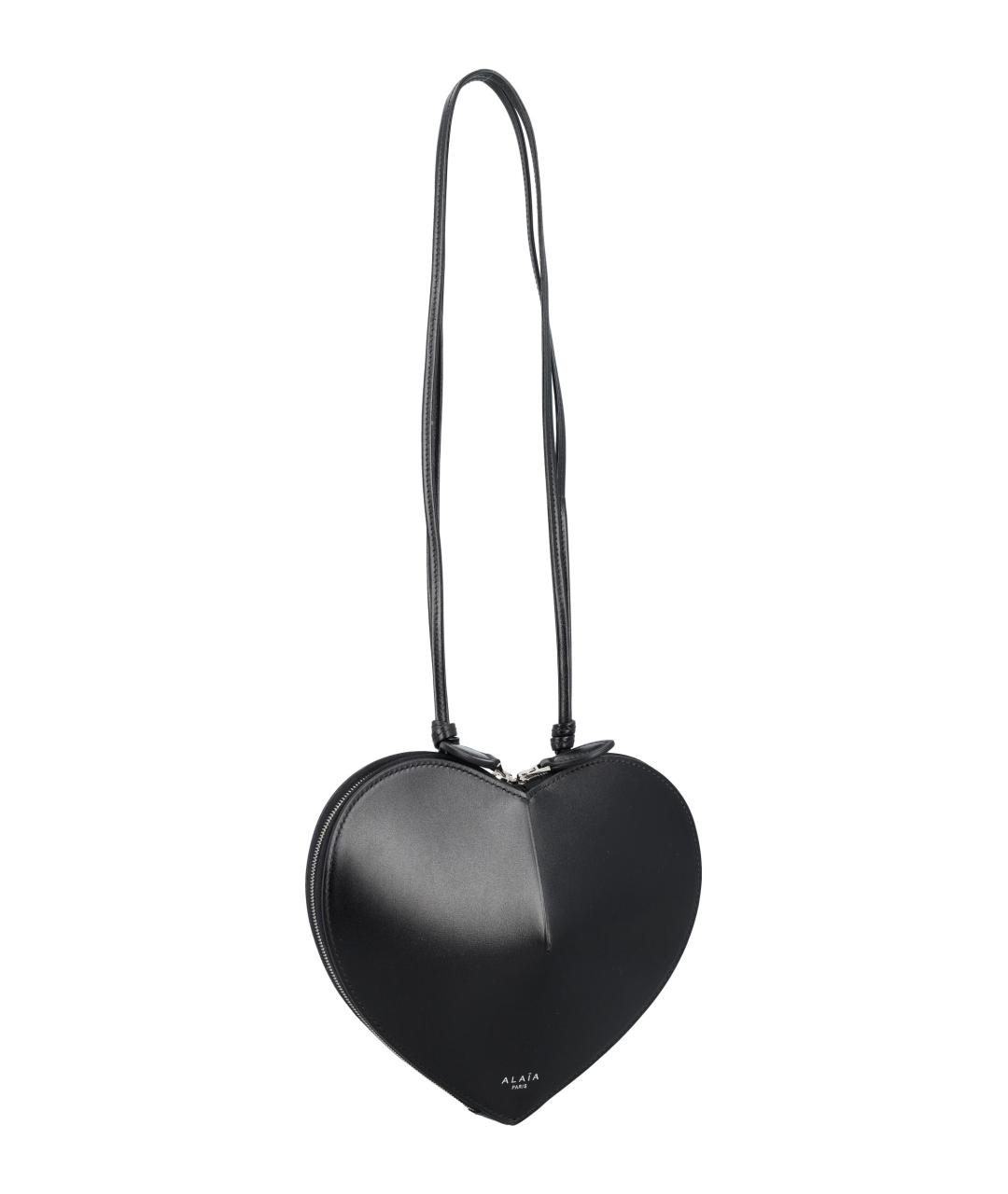 ALAIA Черная кожаная сумка через плечо, фото 2