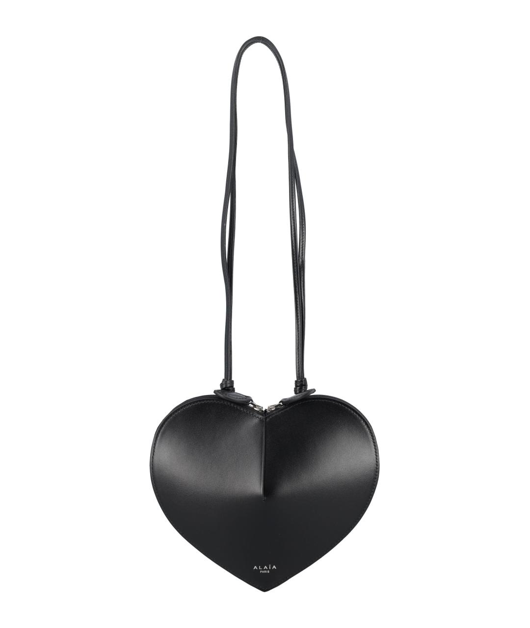 ALAIA Черная кожаная сумка через плечо, фото 1