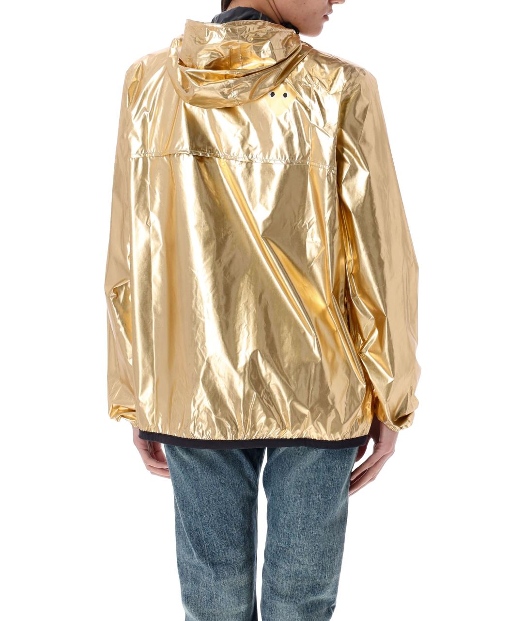 COMME DES GARÇONS PLAY Золотая полиамидовая куртка, фото 2