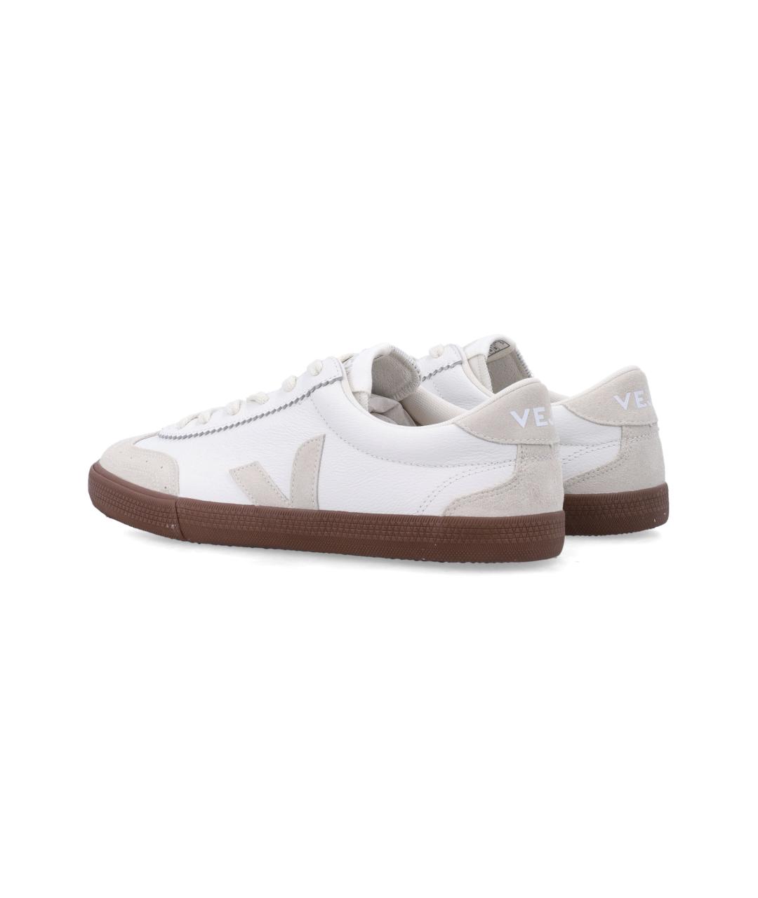 VEJA Белые кожаные низкие кроссовки / кеды, фото 4