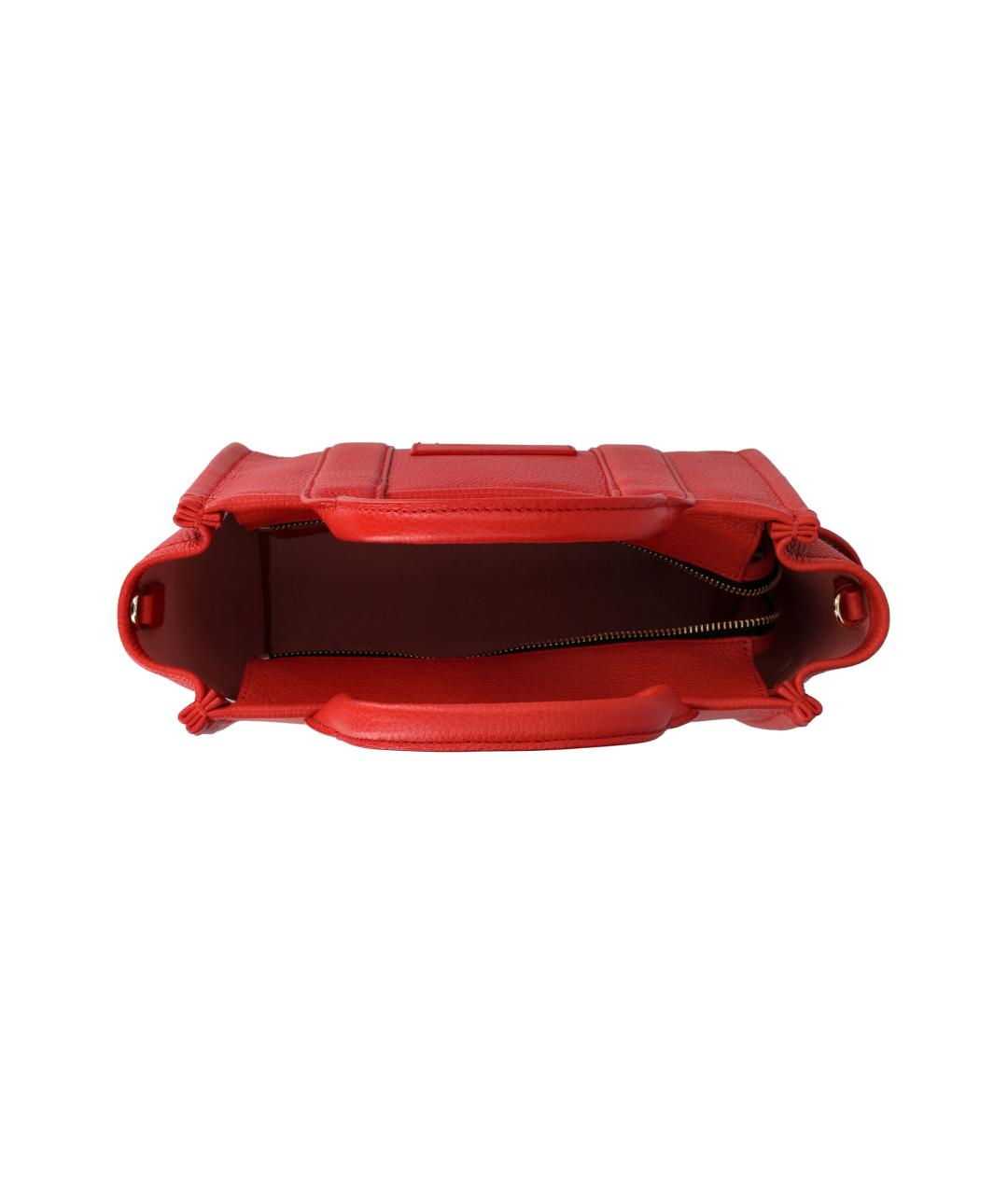 MARC JACOBS Красная кожаная сумка тоут, фото 5