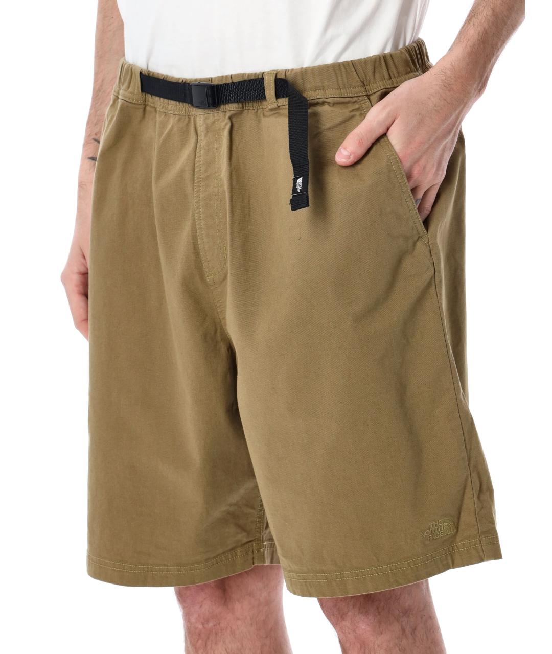 THE NORTH FACE Коричневые хлопковые шорты, фото 3