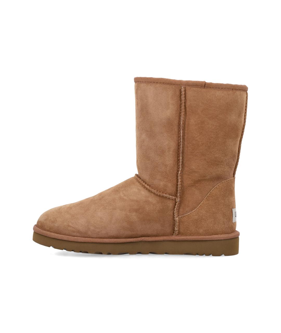 UGG AUSTRALIA Коричневые замшевые высокие ботинки, фото 3