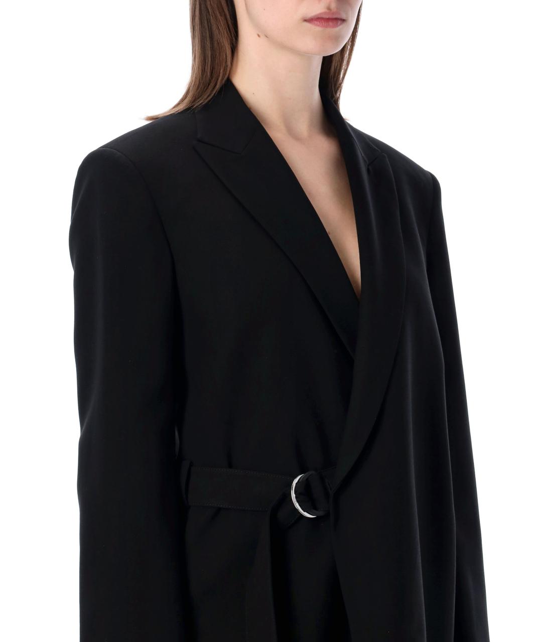 LOEWE Черный шерстяной жакет/пиджак, фото 3