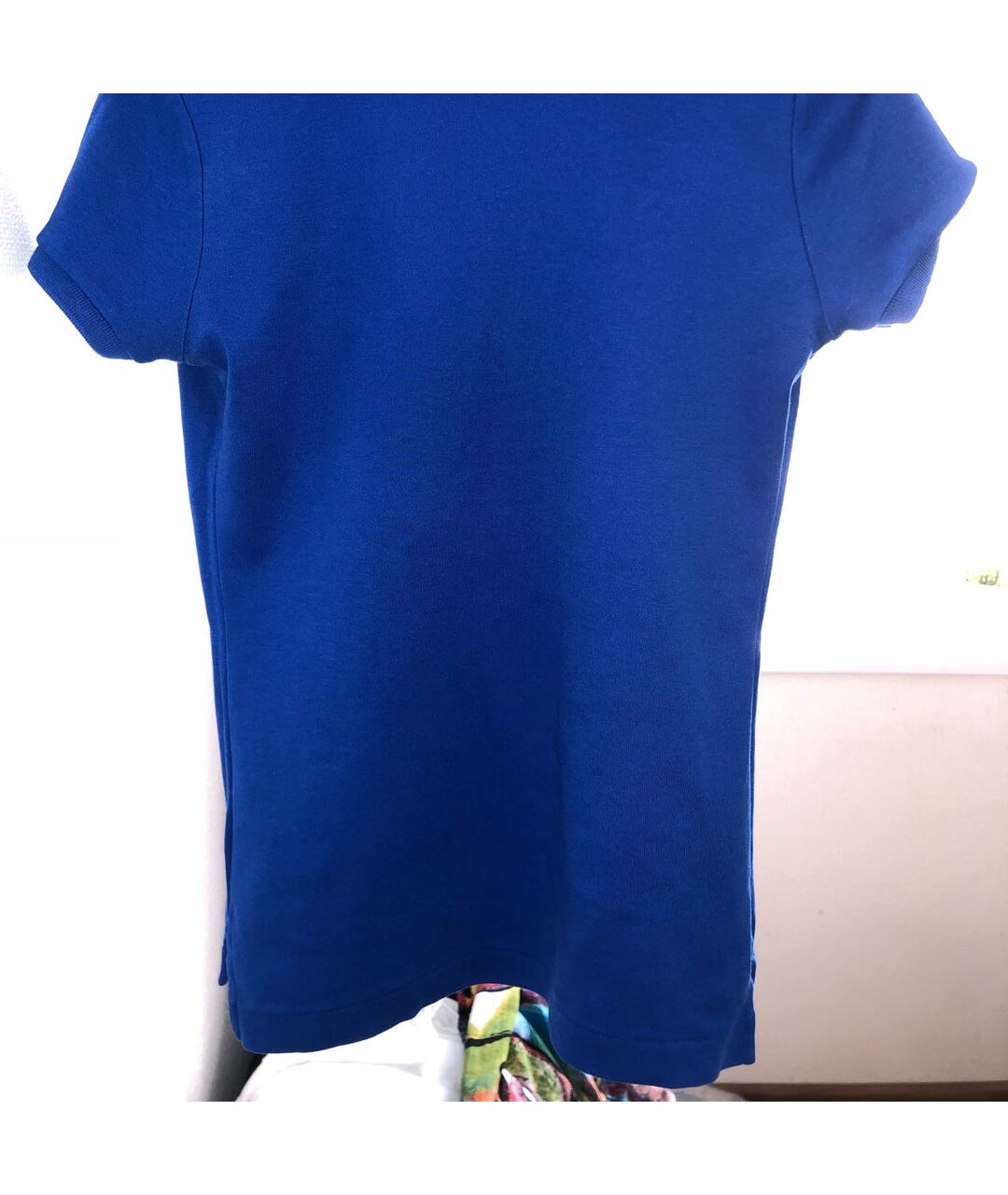 RALPH LAUREN Синяя хлопковая футболка, фото 3