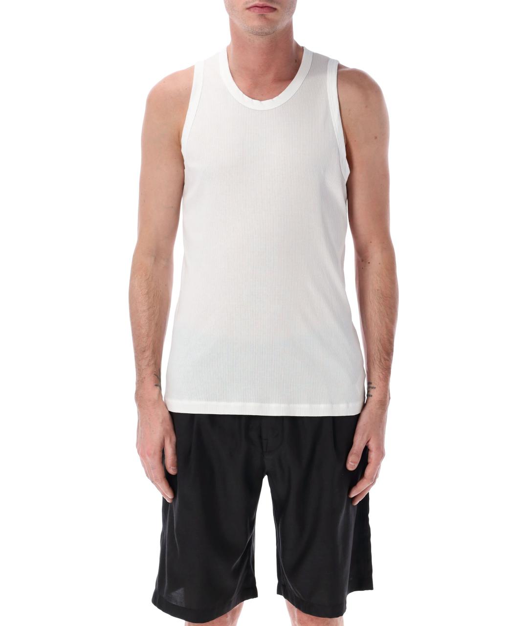 JAMES PERSE Белая хлопковая майка, фото 1