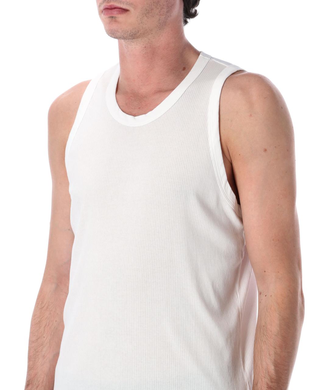 JAMES PERSE Белая хлопковая майка, фото 3