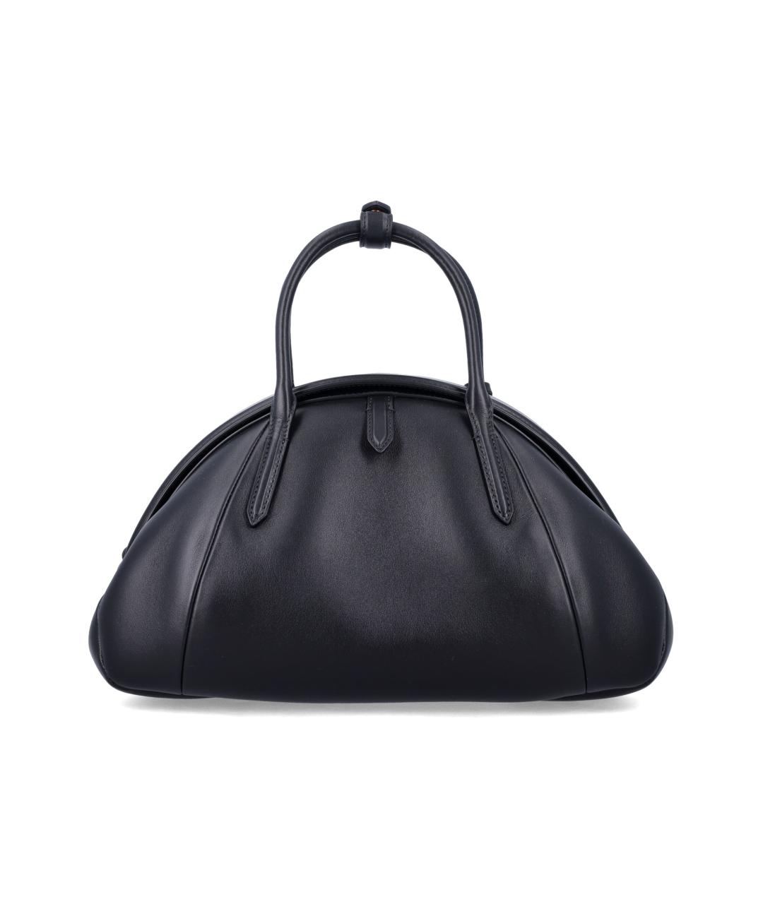 ALAIA Черная кожаная сумка тоут, фото 3