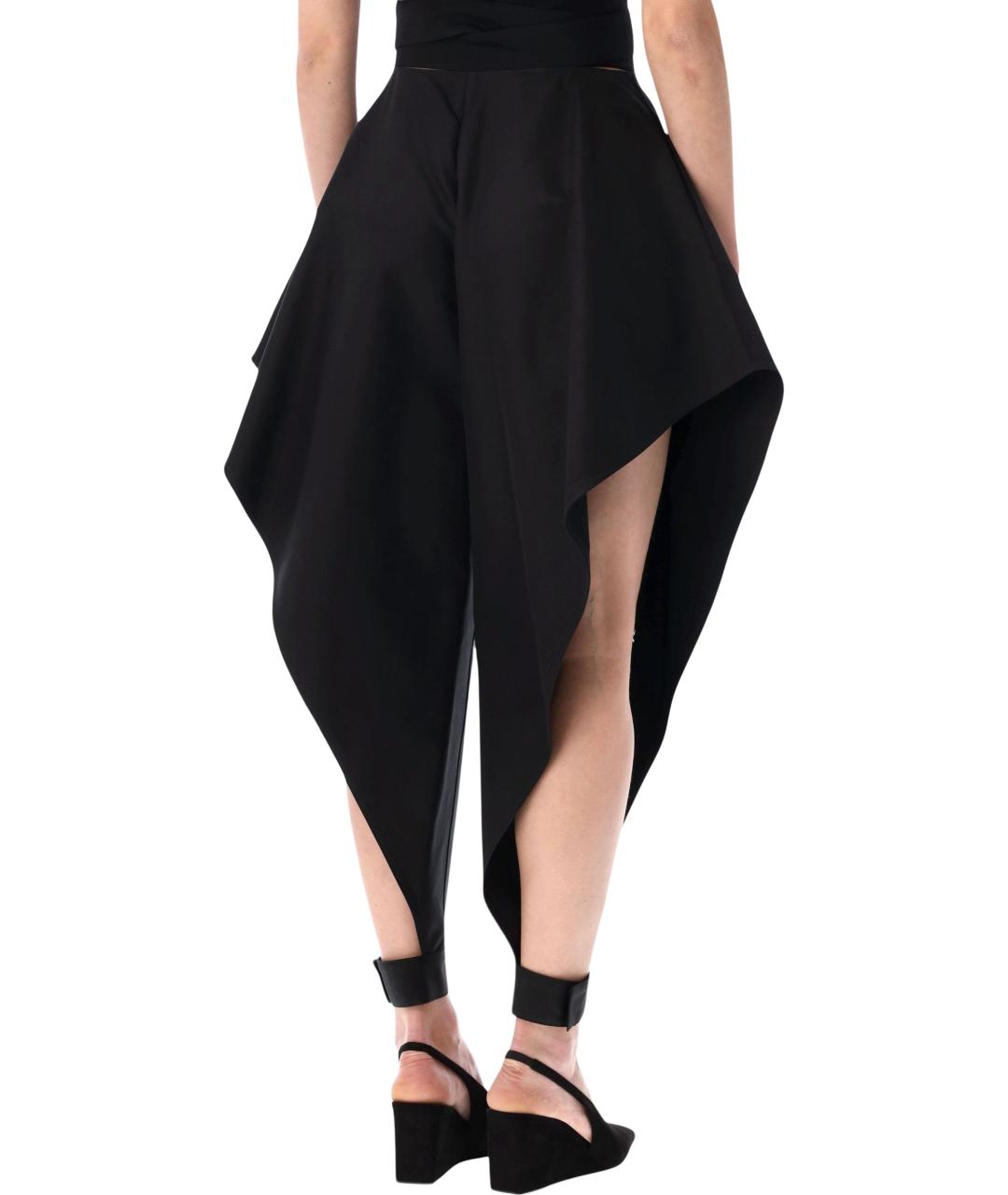 ALAIA Черные хлопковые прямые брюки, фото 2