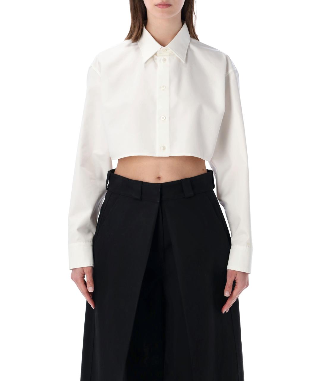 BALENCIAGA Белая хлопковая рубашка, фото 1