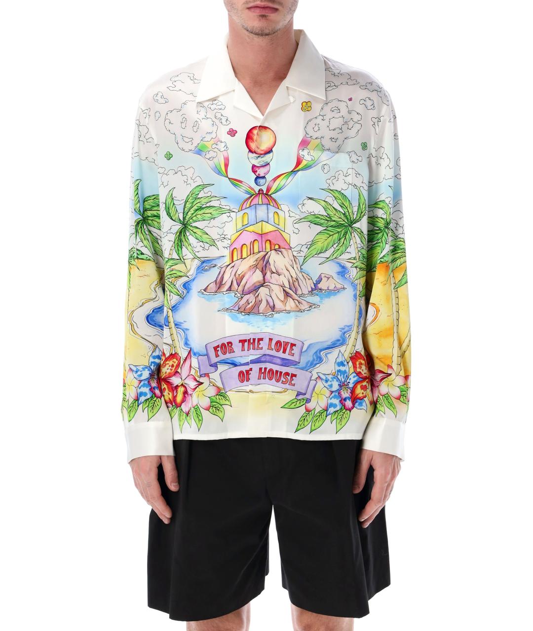 CASABLANCA Мульти шелковая кэжуал рубашка, фото 1