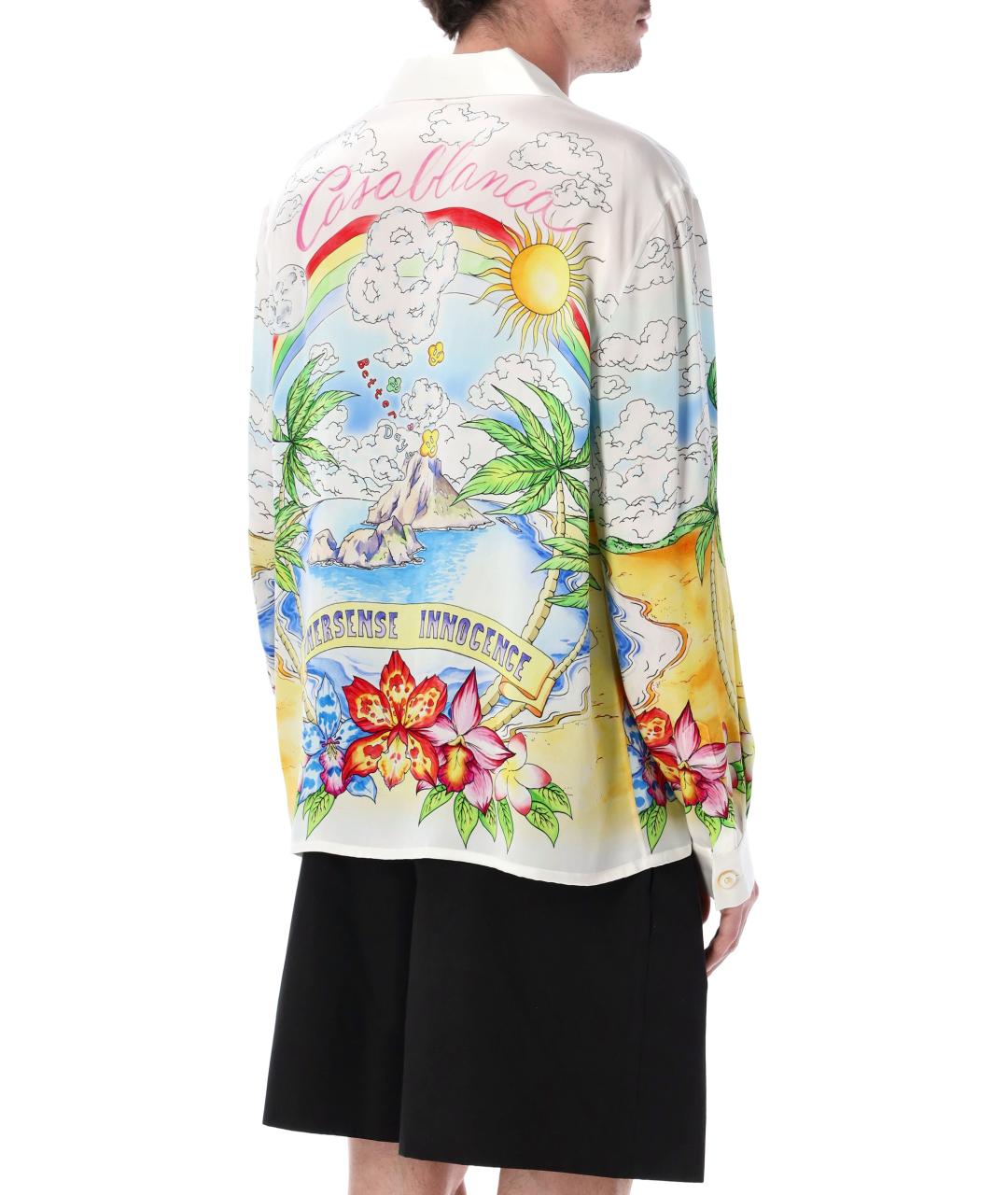 CASABLANCA Мульти шелковая кэжуал рубашка, фото 2