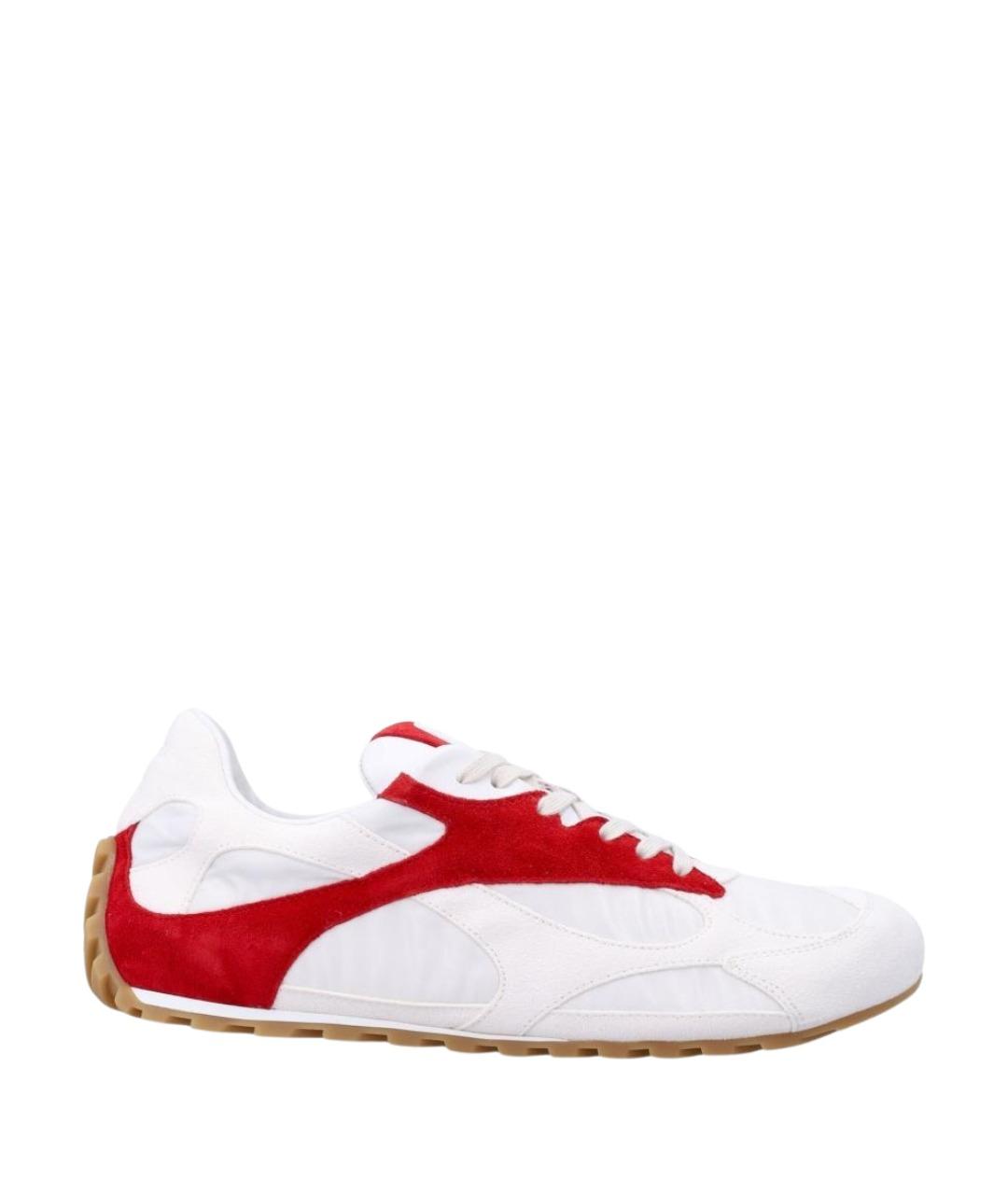 BOTTEGA VENETA Белые низкие кроссовки / кеды, фото 1