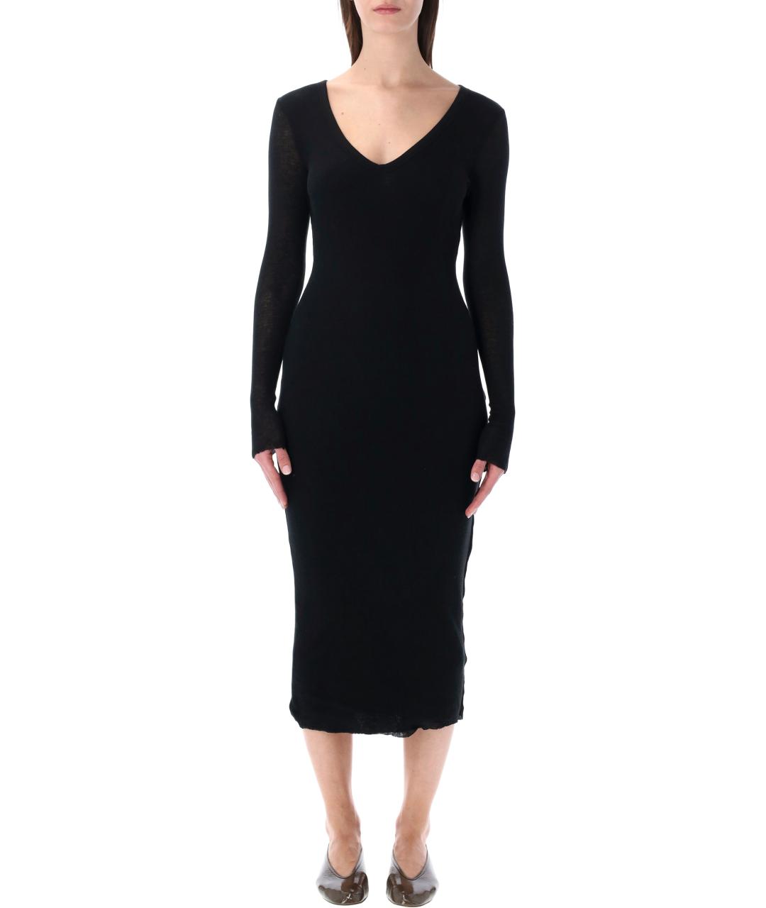 JAMES PERSE Черное хлопковое платье, фото 1