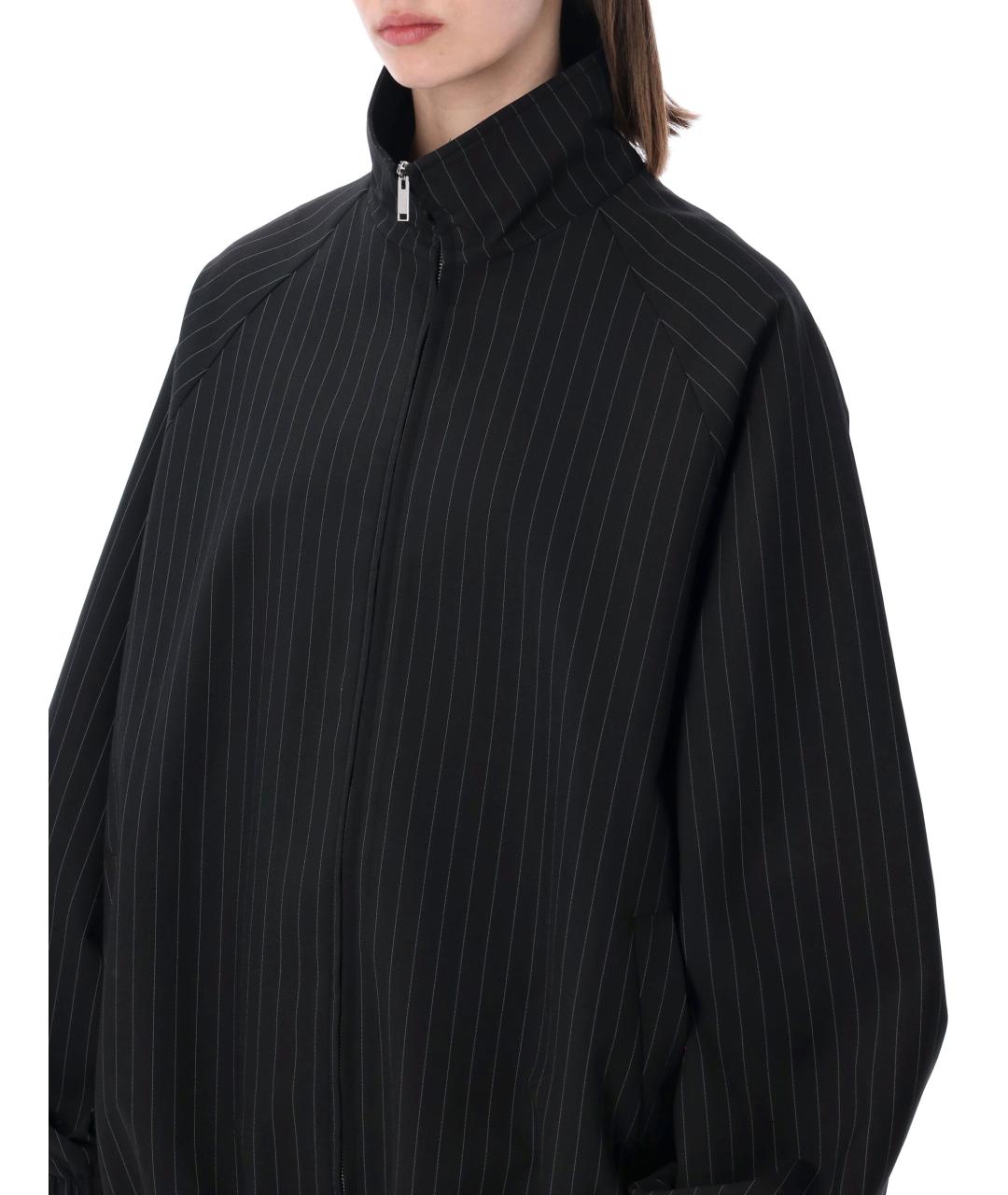 THE FRANKIE SHOP Черная полиэстеровая куртка, фото 3